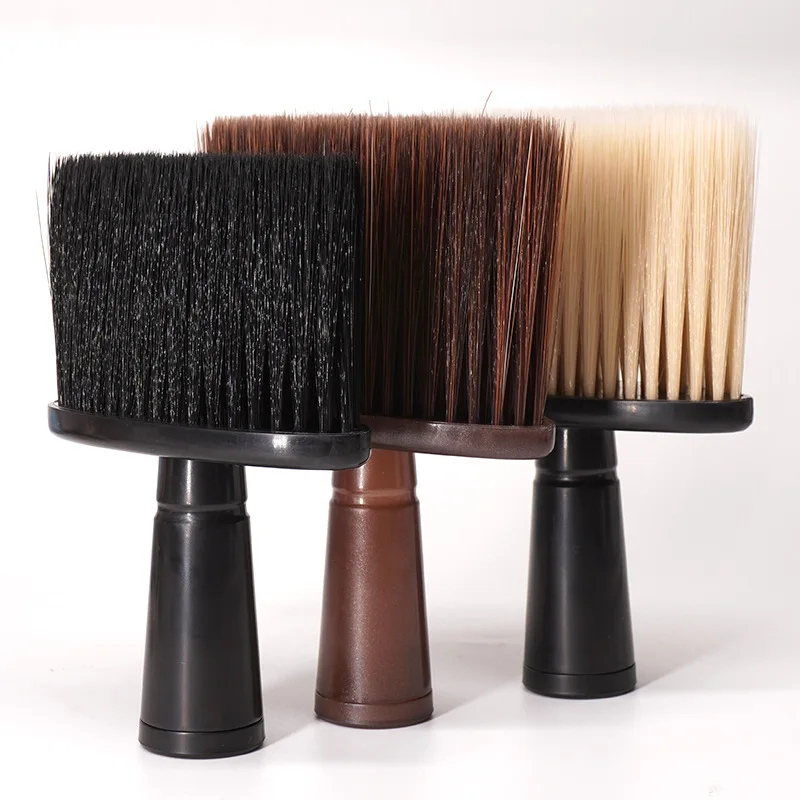 doux cou visage Duster brosses barbier cheveux propre brosse à cheveux barbe brosse Salon de coupe coiffure outils de coiffure
