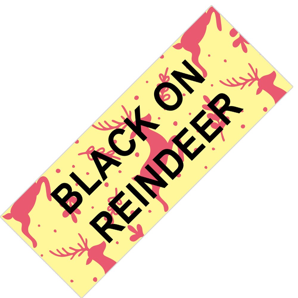 Glittering Tze-231 Tze231 12mm Fashionable Label Tape compatible for Brother p-touch printer Pattern Tape TZe-131 TZe-PR234: Black on Reindeer