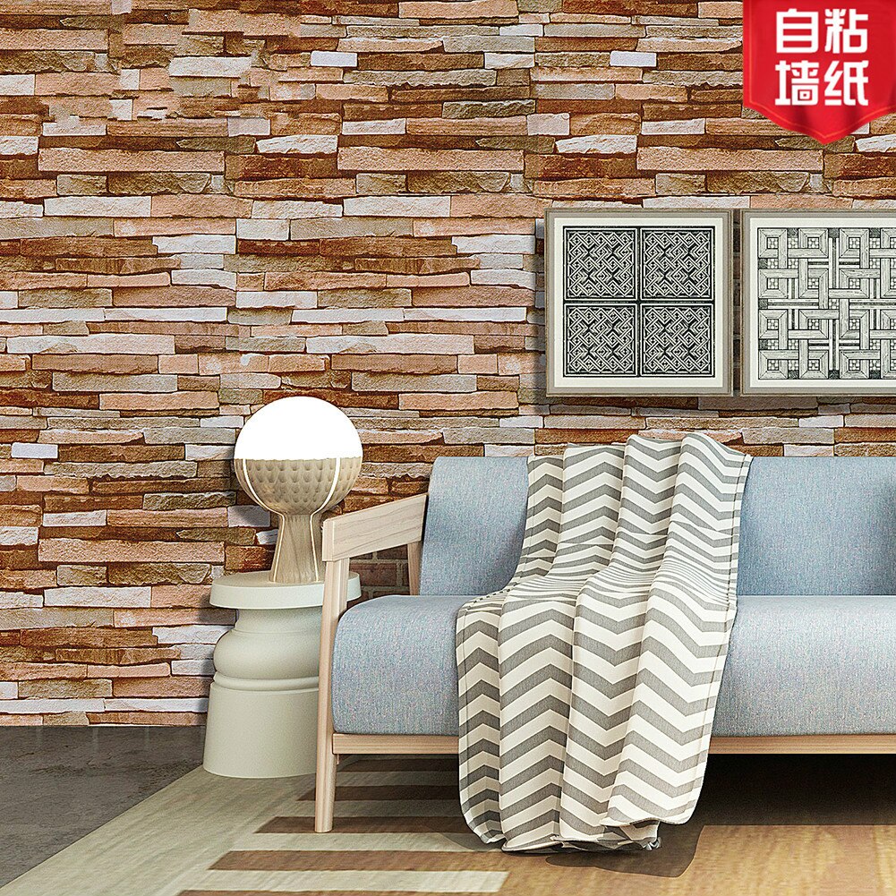 Papel tapiz autoadhesivo de vinilo, papel tapiz rústico de madera, papel tapiz 3D para paredes de salón o dormitorio, adhesivo decorativo para el hogar