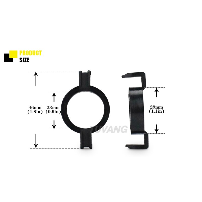 H7 LED Clip Retainer Adapter Houder voor Ford Mond... Grandado