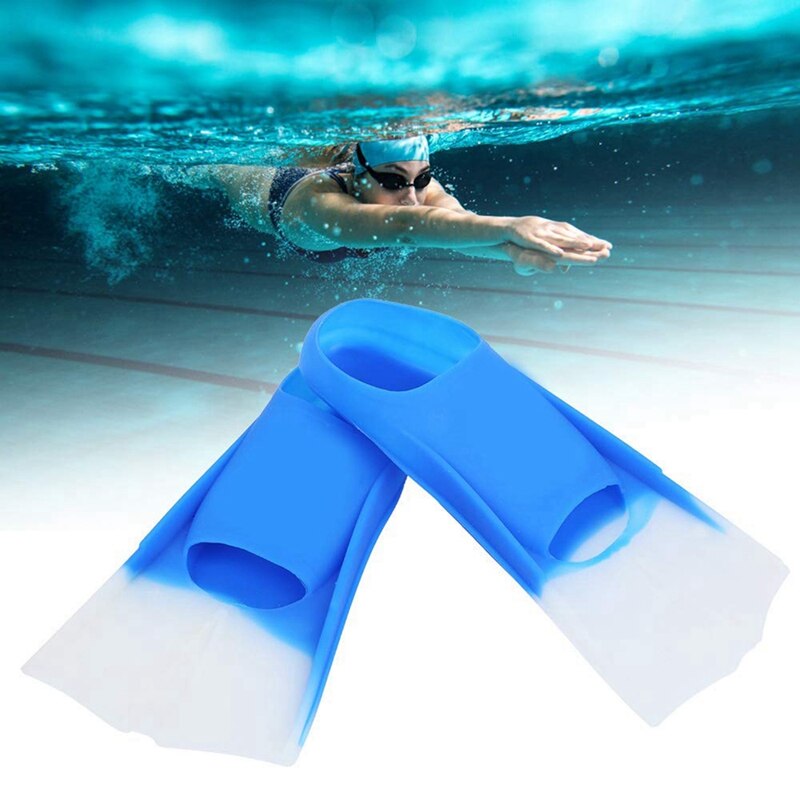 Silicone Swimming Flippers Swimming Fins Comfortable Snorkeling Diving Fins Beginner Swim Flipper
