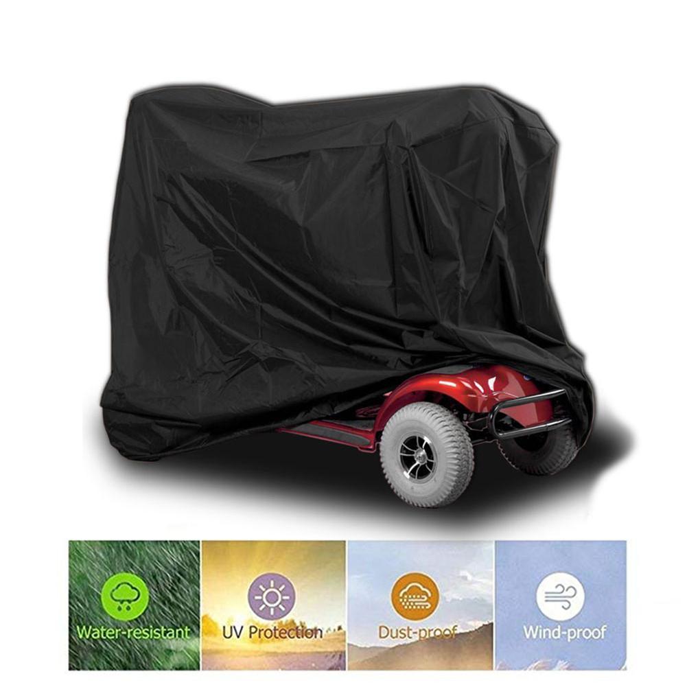 Heavy Duty Mobility Scooter Cover Protective Storage Home Waterproof Anti Wear Oxford Cloth Wheelchair Scooter Accessories