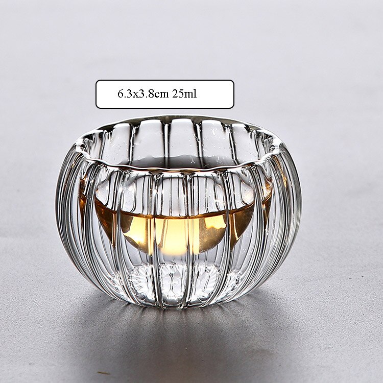 Heat-resistant Glass Cups for Coffee Transparents Teacup Glass Coffee Tea Cup: 1pcs cup