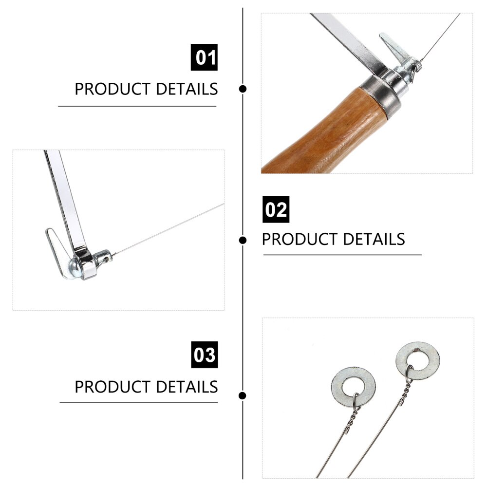 1Pc Portable Soap Cutter Soap DIY Cutting Tool Stainless Steel Cutter