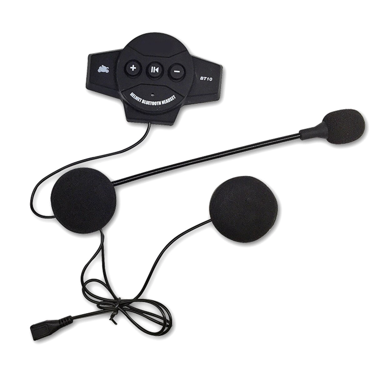 Wireless Earphone Waterproof Motorcycle Helmet Headphone Anti-Interference Riding Hands-Free Music Headset