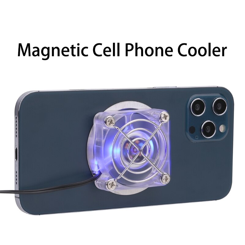 Mini Mobiele Telefoon Koelventilator Magneticphone Cooler Usb Opladen Koeling Artefact Mobiele Telefoon Koeler Accessoires