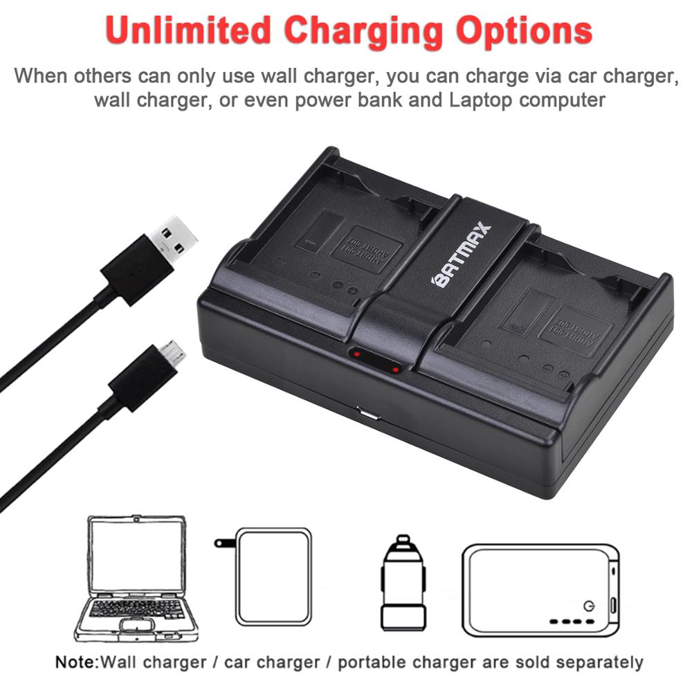 2 Batteries Pour GoPro Hero / HD Hero / Hero 2 - Compatible ABPAK-001, AHDBT-001 - Haute Capacité, Protection