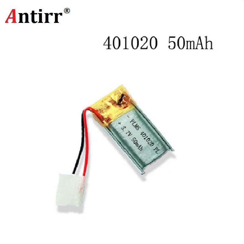 3.7 v 50 mah 1 S RC Brinquedos Rc Carros falante Bluetooth fone de ouvido Bluetooth produtos digitais bateria de polímero de Lítio 3.7 V 401020