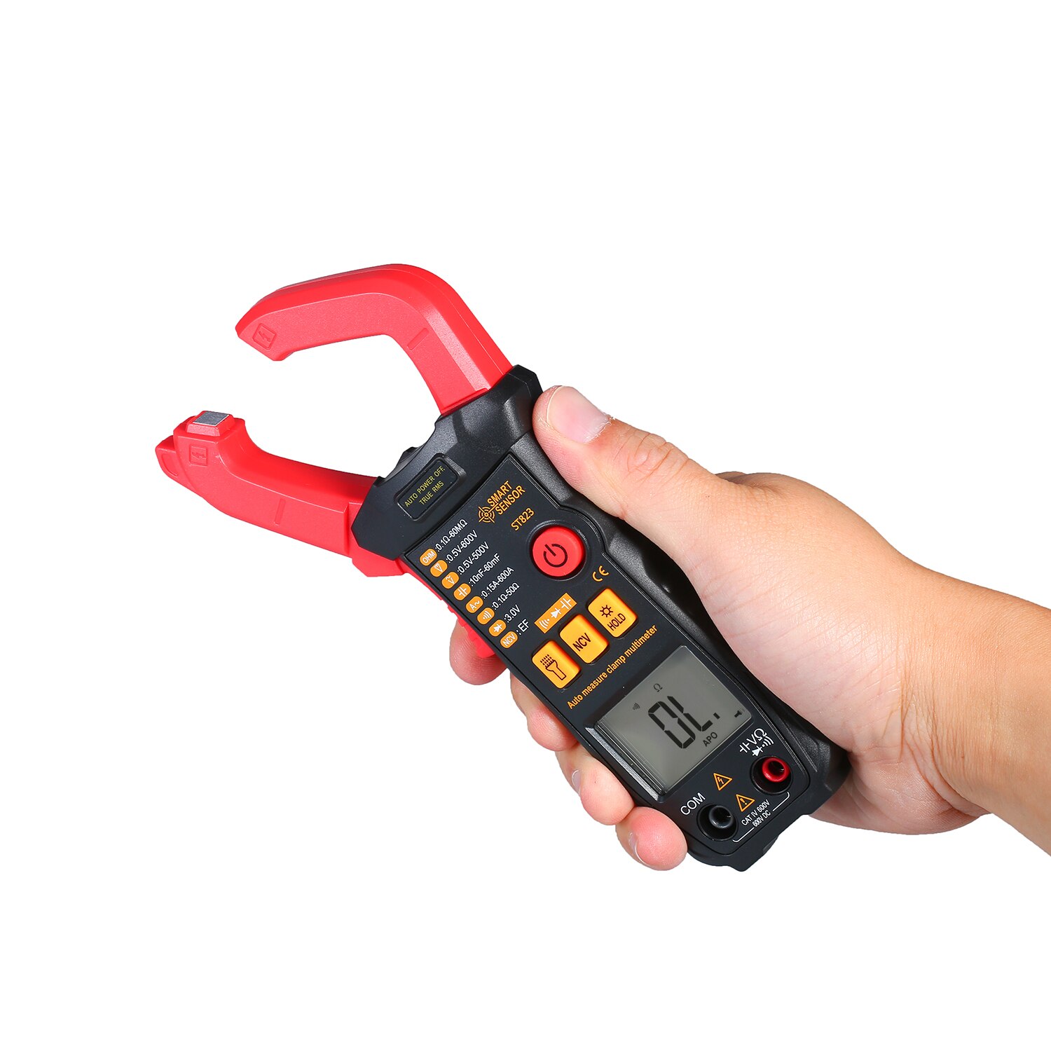 SMART SENSOR Digital Clamp Meter High Precision Manual Range Multimeter AC Clamp Ammeter Clamp Gauge ST821 ST822 ST823