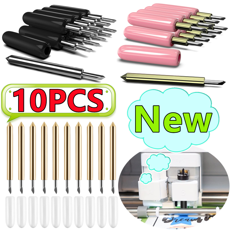 10PCS Replacement Deep Point Cutting Blades Cricut Maker/Maker 3 Cutting Machines Explore Air/Air 2/Explore Air 3 Cut Blade