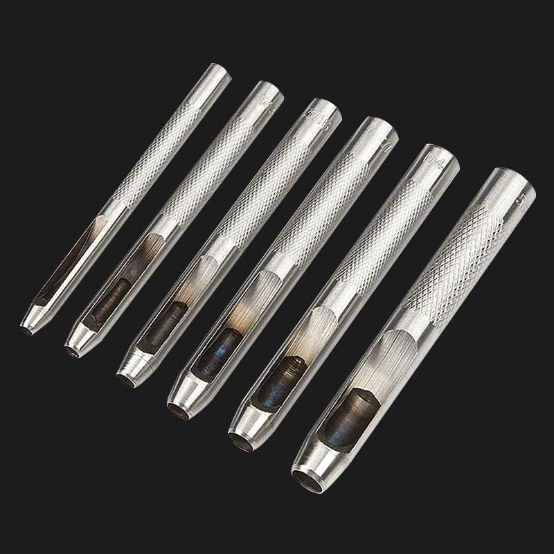 Perforateur de trous de 9 pouces, nouveauté, pince perforatrice de trous ronds, outil de fabrication de trous pour cartes de sangles, bracelet de montre TE889: 6 pc