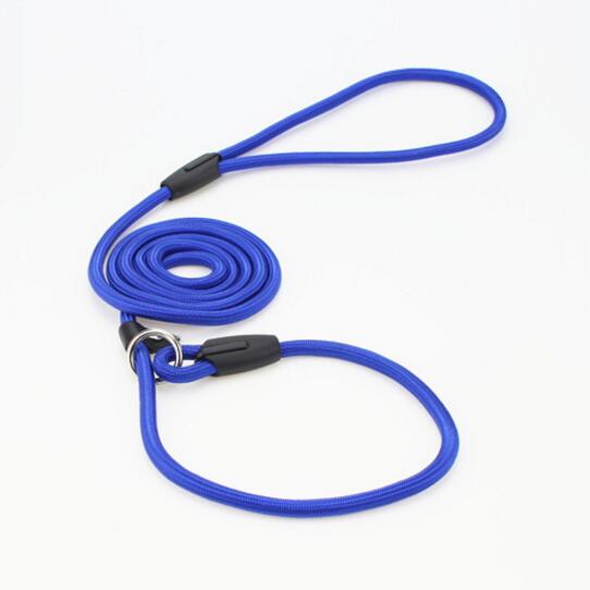1.4 m Lopen Hondenriem Kleine en Middelgrote Hond Ronde Nylon Touw riemen Hond Keten Golden retrievers huskies Tractie Riem lock: Blue / S Diameter 0.6cm