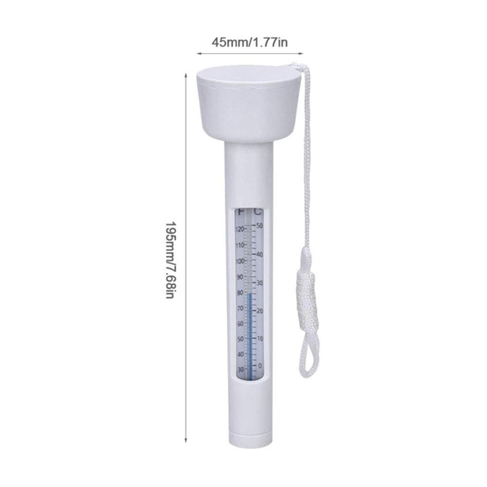 Outdoor & Indoor Swimming Pool Floating Water Thermometer, Bath Thermometer