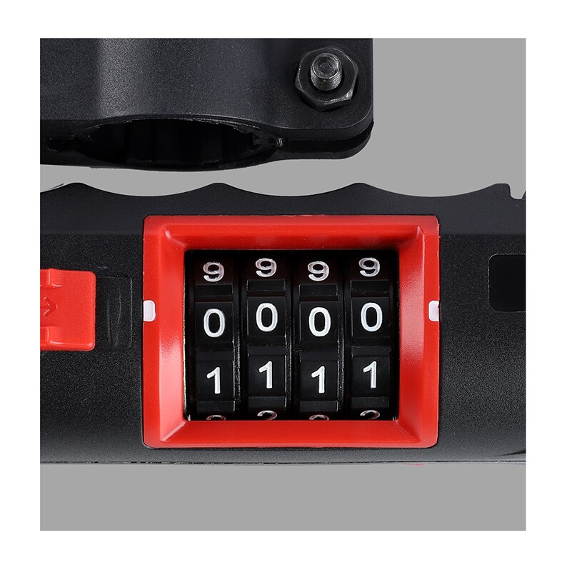 WEST BIKING Bike U Lock With Password Anti-theft MTB Road Mountain Motorcycle Steel Cable candado bicicleta Cycling Bicycle Lock