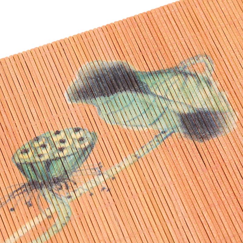 Elegancka taca herbaciana serwetka wodoodporna bieżnik podkładka robić herbaty akcesoria robić ceremonii parzenia herbaty ręcznie bambusowa kurtyna prezent