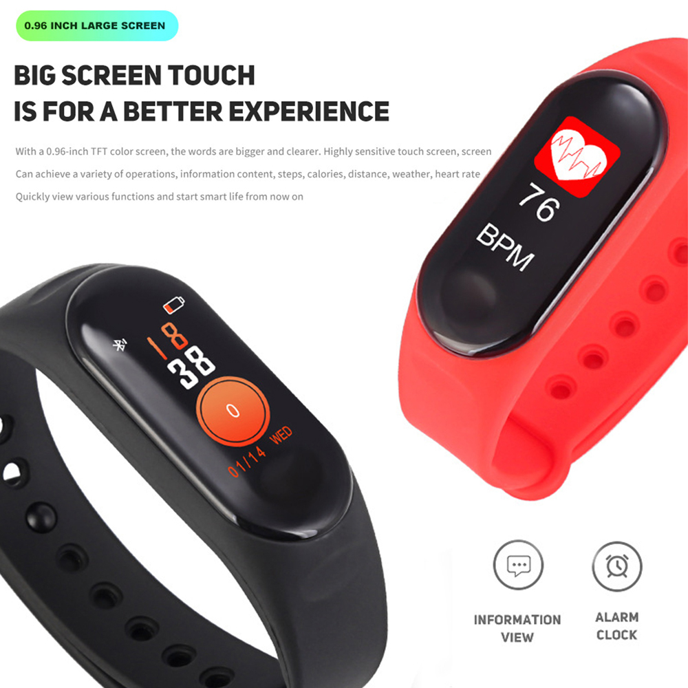 Moniteur de pression artérielle, montre intelligente M3,