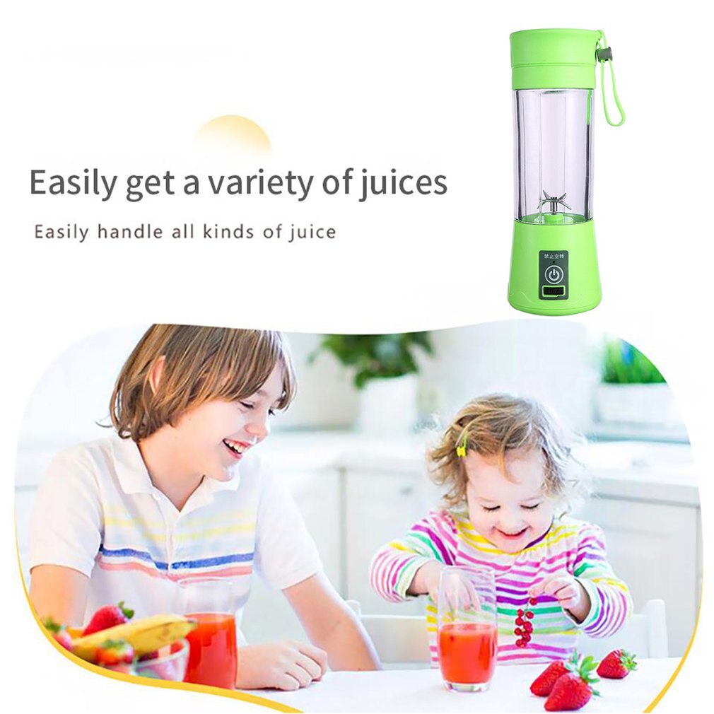 Portable Blender Usb Mixer Electric Juicer Machine Smoothie Blender Mini Food Processor Personal Blender Cup Juice Blenders