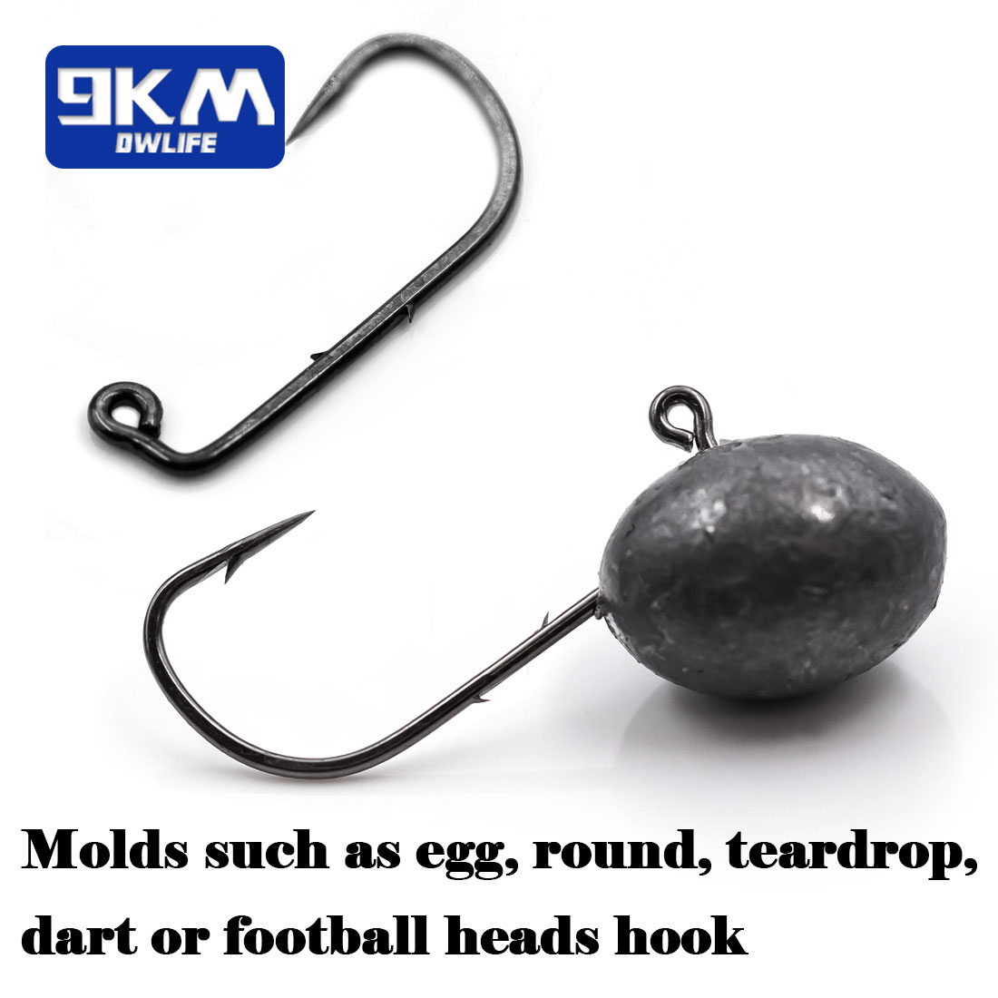 90-Degree Jig Hooks Fishing 25~100Pcs Long Shank Forged Jig Hooks Saltwater Fishing Aberdeen Jig Hooks Round Bend Mold Tackle