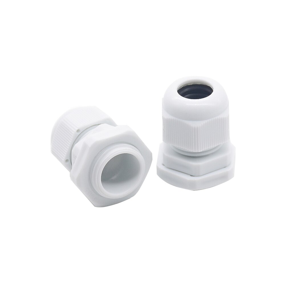 10pcs/lot IP68 PG19 for 12-15mm Cable CE Waterproof Nylon Plastic Cable Gland Connector