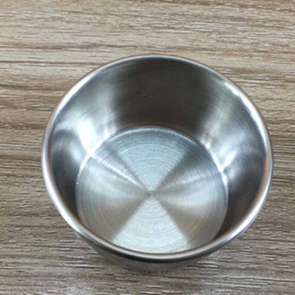 4 Stuks Rvs Pot Dompelen Kom Kleine Saus Cup Kruiden Schotel Schotel Voorgerecht Platen Saus Container Voor Restaurant