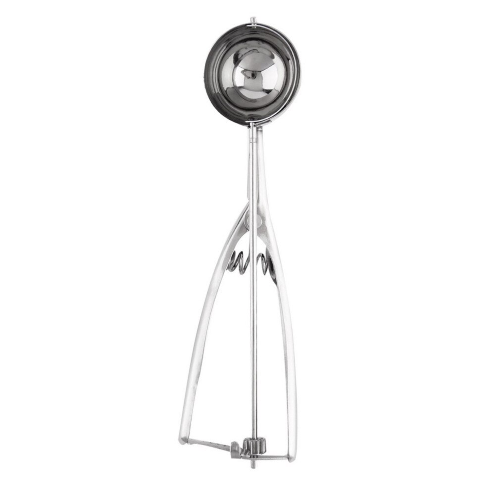 4CM 5CM 6CM Kitchen Ice Cream Mash Potato Scoop Stainless Steel Spoon Spring Handle Kitchen Accessories