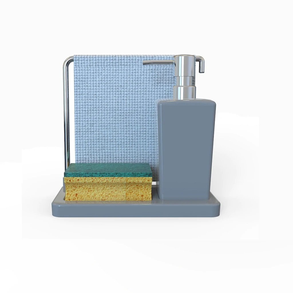 Keuken Type Zeepdispenser Hand Doek Band Badkamer Apparatuur Acessories 19 Verschillende Kleuren Zwart Grijs Hervulbare Luxe: Donkergrijs