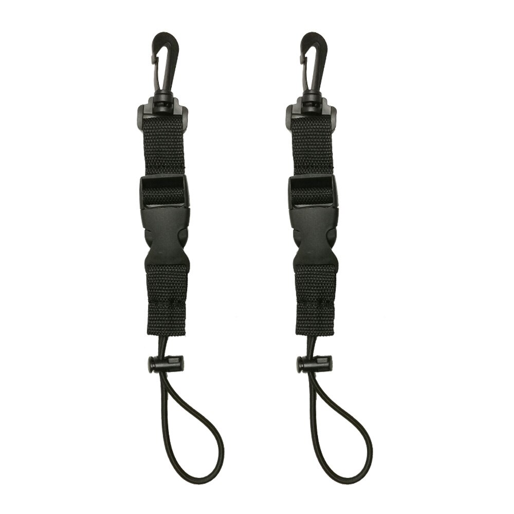 2 stk dykkerkamera lys lanyard strop rygsæk quick release spænde clip diver lommelygte holder spænde: 2pc