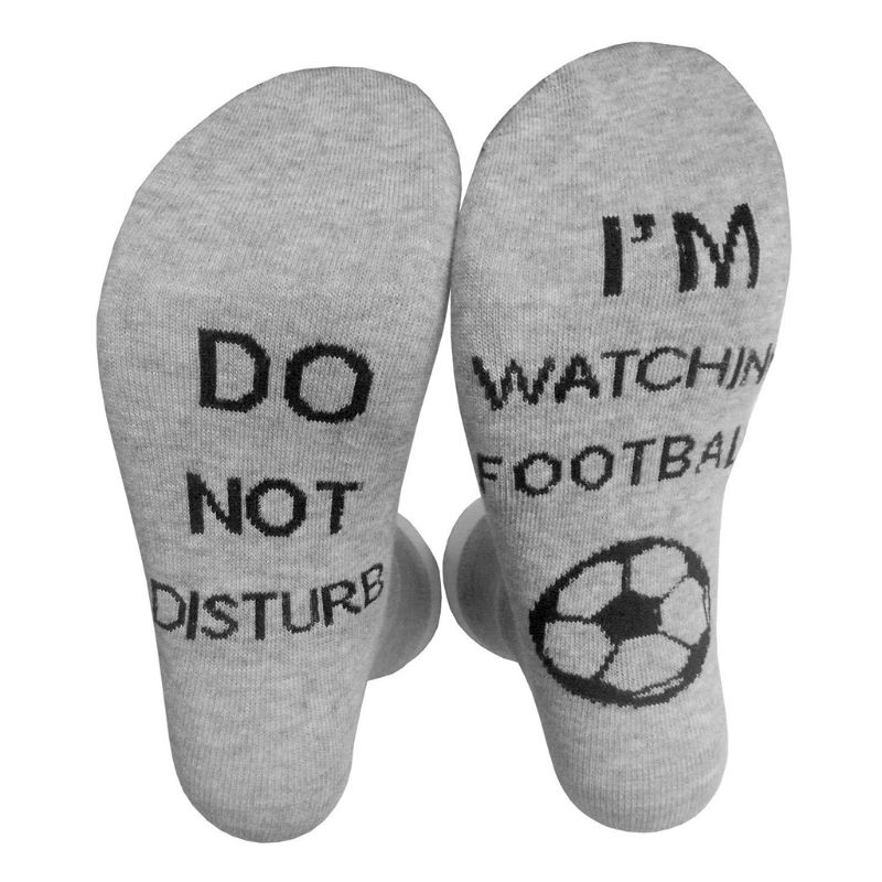 Unisexe drôle équipage chaussettes ne pas déranger je regarde Rugby Football Golf bonneterie: C