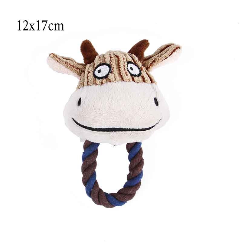 Juguetes Para Perros resistentes a mordeduras para perros grandes, mascotas interactivas, Bulldog Francés, juguete de felpa con sonido de peluche, Fleece, chirriante, suministros para mascotas: G