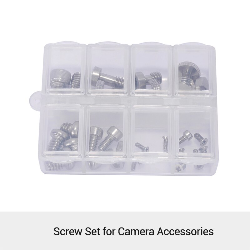 Smallrig conjunto de parafuso para câmera, parafuso sextavado com 1/4 unidades para câmera acessório de substituição-1713: screw set