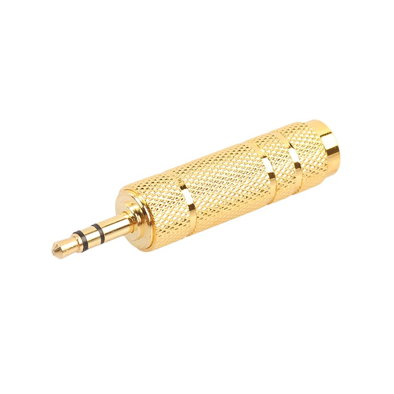 Ganze 6,35mm Stecker auf 3,5mm Buchse Kopfhörer Verstärker Audio- Adapter Mikrofon AUX 6,3 3,5mm konverter