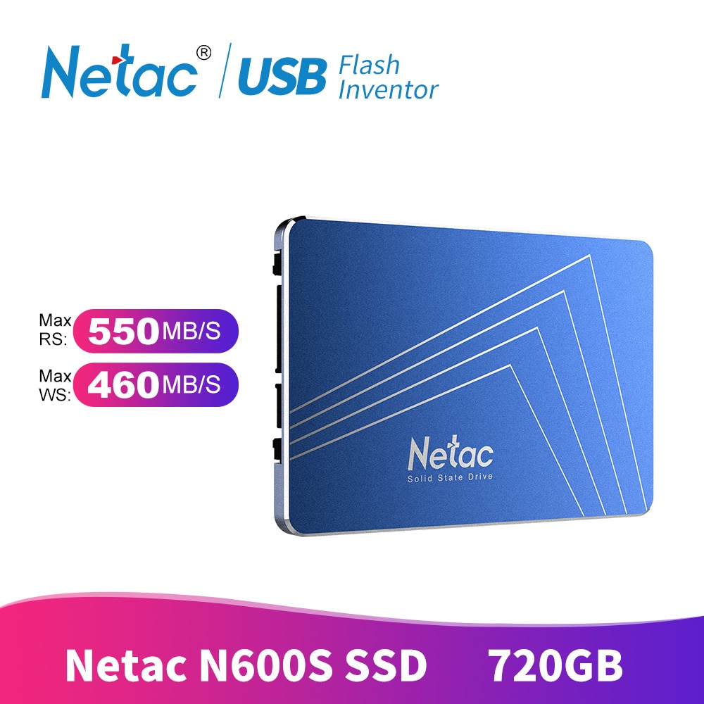 Netac SSD Hard Drive 240GB 720GB 960GB SATA3 Internal Solid State Drive SSD 240 GB 120GB 480GB 60GB 1TB Laptop PC Hard Disk