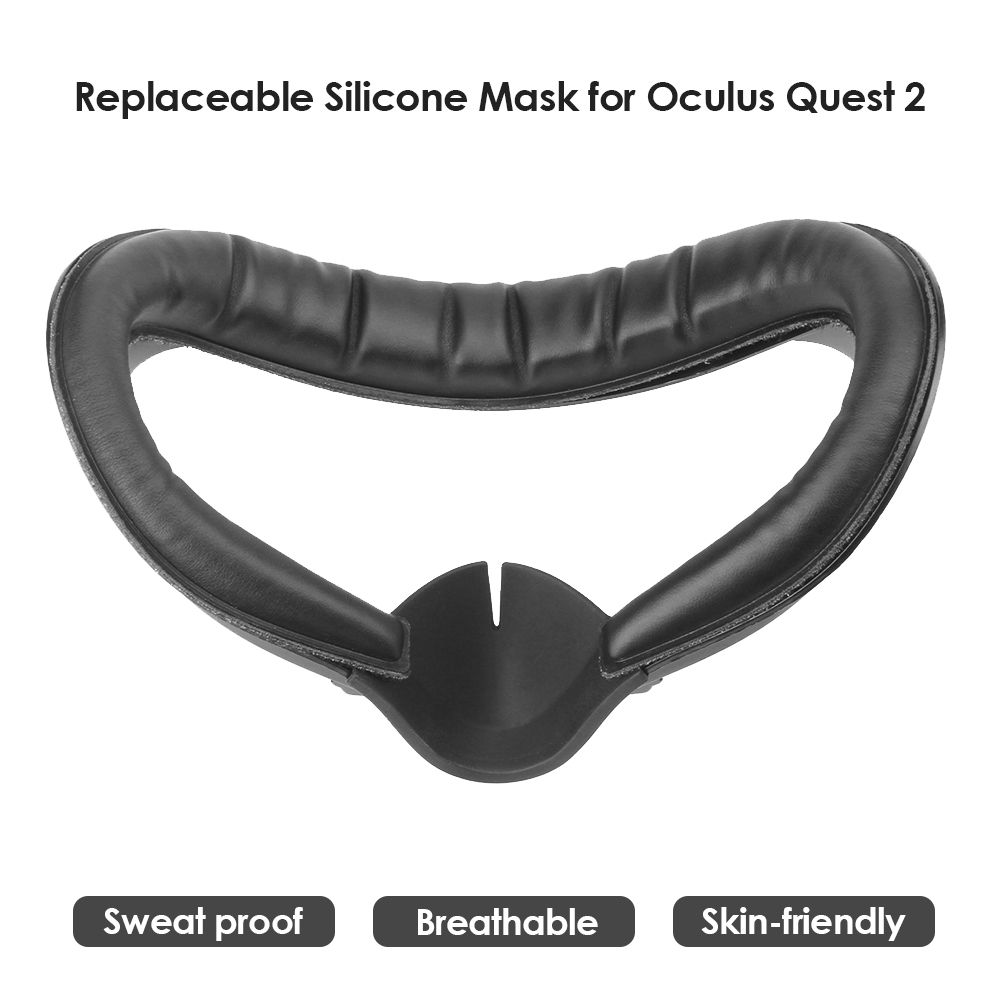 Vr Facial Interface Cover Voor Oculus Quest 2 Vervanging Beschermende Foam Pad Masker Met Verwijderbare Shading Pad Vr Accessoires