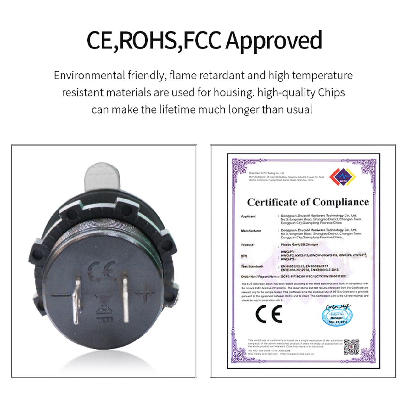 Car Charger 4.2A 21W Quick Charger Motorcycle Dual Auto USB Charger Socket LED Display with Caps for Truck Boat Power Adapter