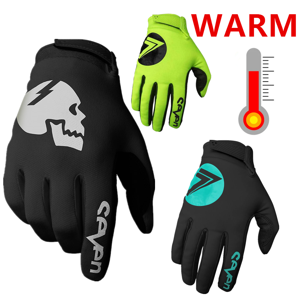 Gants de Motocross Seven MX d'hiver, gants de Moto chauds, gants de Moto tout-terrain, gants de vélo de saleté vtt