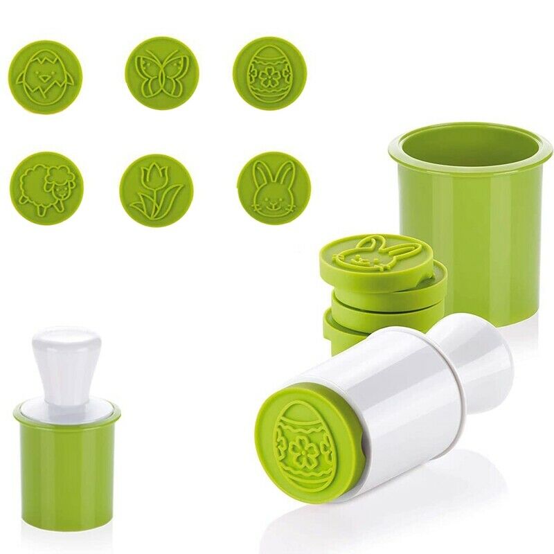 Non-stick cookie stamp & cutter ( (6 types set) chocolate fondant cake embosser cutter baking molds kitchen diy cake decorating tools