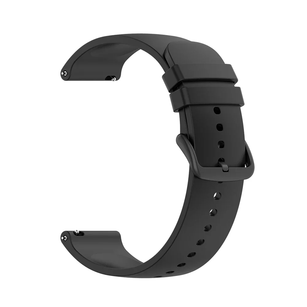20mm 22mm silikonebånd til xiaomi watch  s4/s3/s2/s1 pro rem til huawei ur/garmin armbånd vandtæt armbånd til amazfit: Sort grøn / 20mm