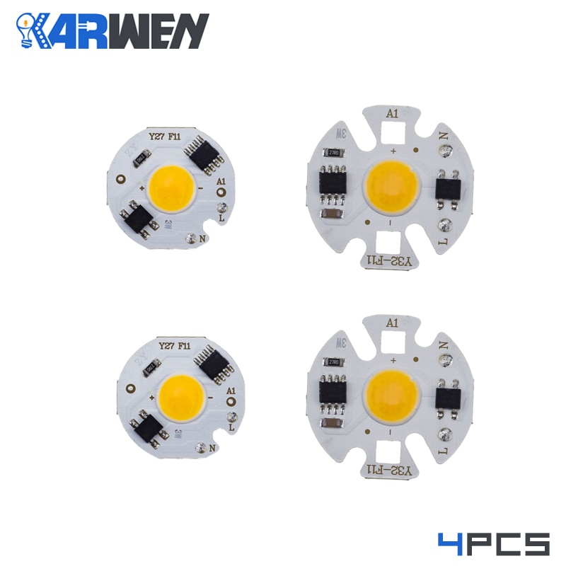 KARWEN 4 Stck LED Kolben lampe Chip Birne Y27 Y32 3 W 5 W 7 W 9 W 220 V Real Energie Eingang IP65 Für draussen LED-lampe Flutlicht