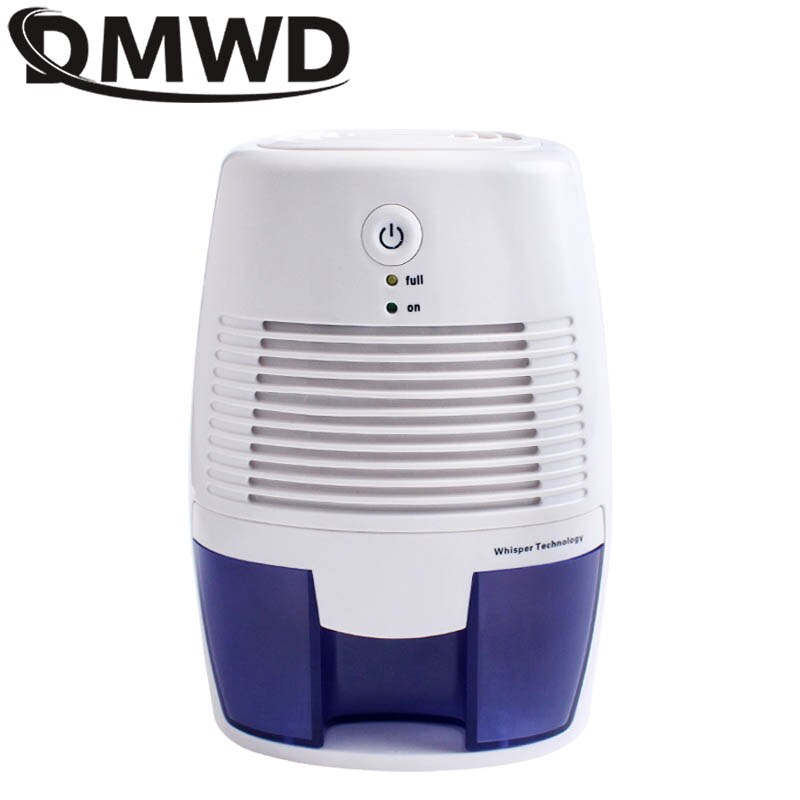 DMWD Mini deshumidificador de refrigeración eléctrica desecante secador de aire 110V 220V máquina de absorción de humedad 500ml dormitorio cocina absorbente