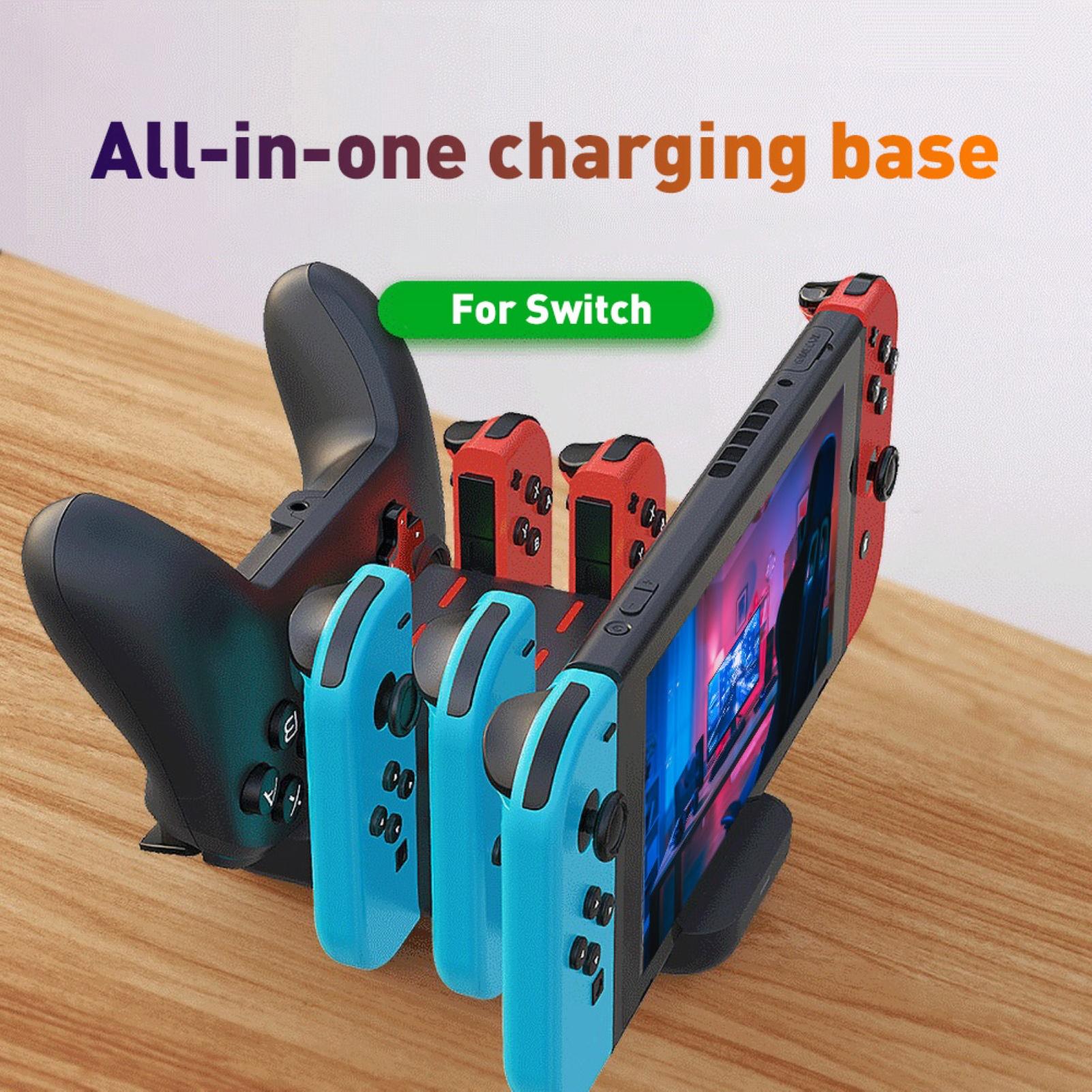6-In-1 Multifunctionele Opladen Base Charger Met Indicator Voor Nintendo Switch