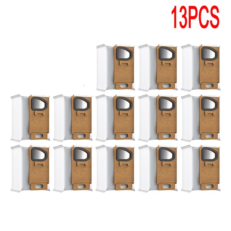 Dla Xiaomi Roborock H7 H6 odkurzacz włóknina worek na kurz profesjonalne części zamienne: 13 PCS