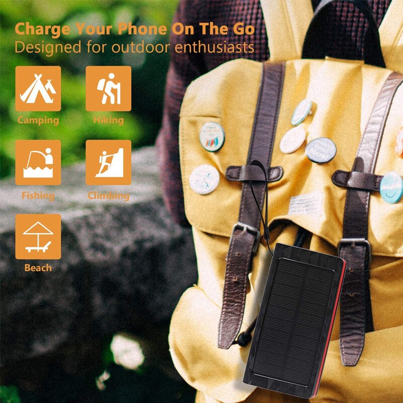 Camping Solar Charging Unit Mass 20000 MA Mobile P... Grandado