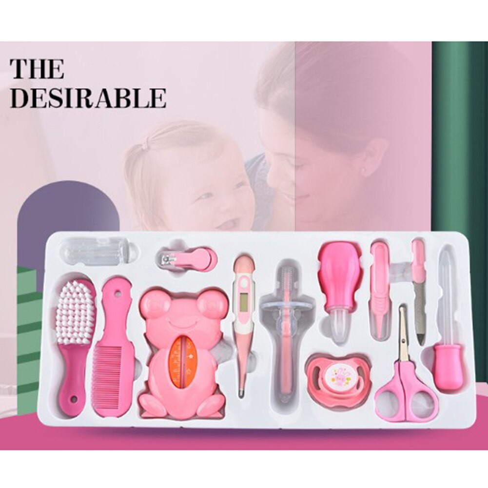 Ensemble de soins de santé pour bébé 13 pièces Kit de toilettage pour enfants