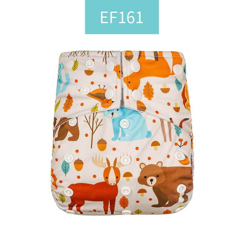 Happyflute Ecological Diapers Washable Reusable Baby Panties Toddler Cloth Diaper Fit 8-20kg Baby: big diaper EF161