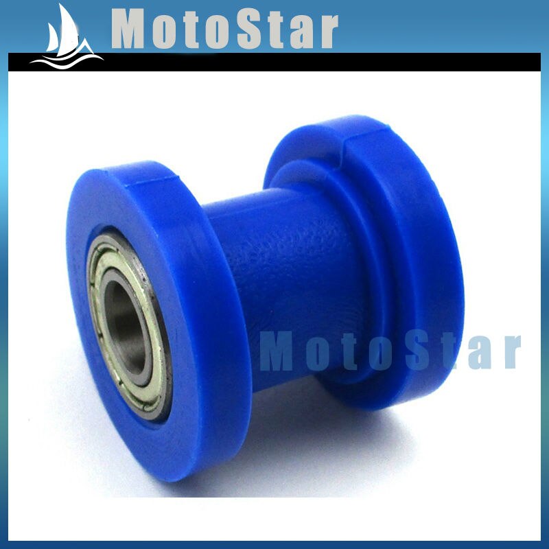 2 stks Blauw 10mm Dirt Pit Bike Chain Roller Katrol Spanner Voor TTR XR50 CRF50 KLX SSR Pitsterpro GPX SDG YCF Coolster Lifan YX