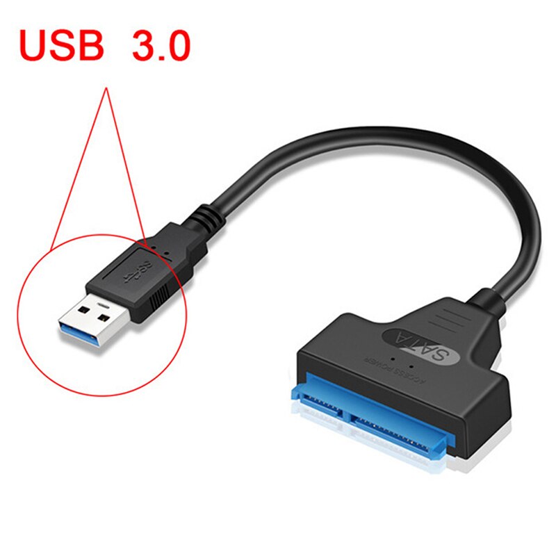 USB 2.0/3.0 To SATA 2.5" Laptop Hard Disk Drive SSD Adapter Converter Cable: B