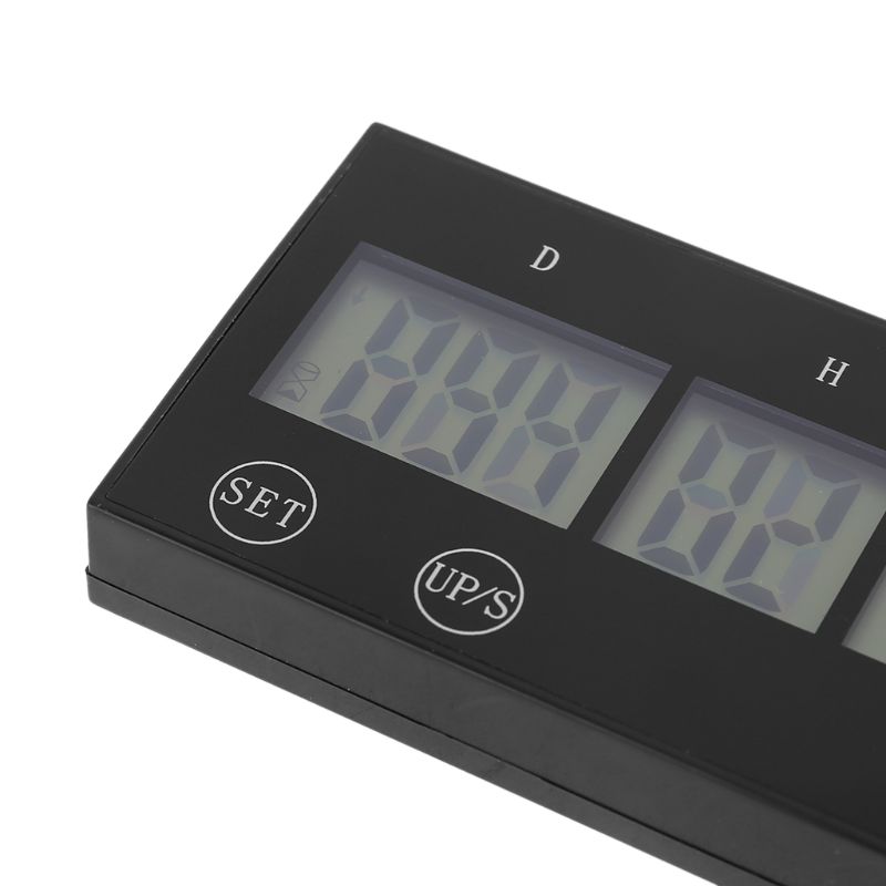 Digital timer nedtælling 999 dages ur berøringstast lcd storskærms begivenhedspåmindelse