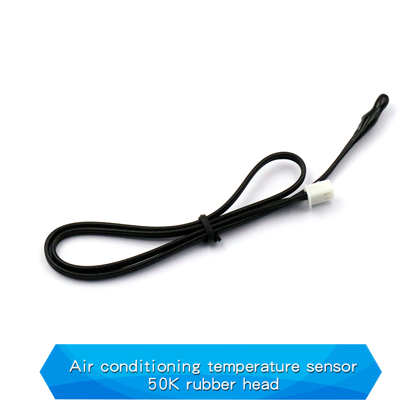 2 Stück Klimaanlage Temperatur sensor 5k 10k 15k 20k 25k 50k 100k Conditioner Rohrs ensor Gummi kopf Kupfer kopf: Rot