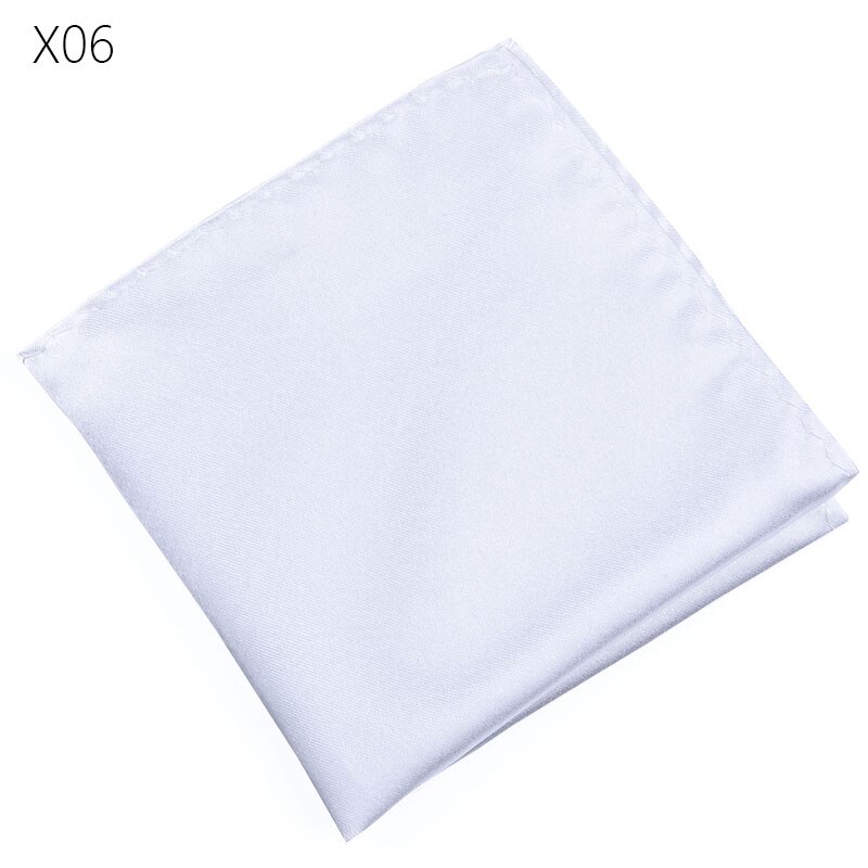 Mænd hvid lommetørklæde jakkesæt lommehåndklæde tilbehør bryllupsfest fest jubilæum kommerciel sort rød blå: X06