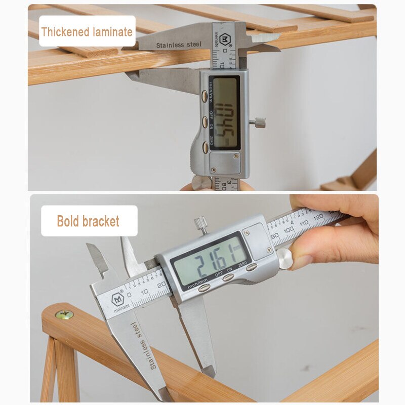 Shoe Rack Folding Multi-layer 3/4/5 Shoe Box Shelf Installation Free Shoe Cabinet Log Door Storage Rack Bamboo Shoe Cabinet
